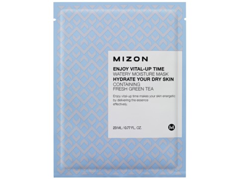 Mizon veido kaukė Enjoy Vital-Up Time Watery Moisture Mask drėkinanti, suteikianti gyvybingumo 23ml Mizon veido kaukė Enjoy Vital-Up Time Watery Moisture Mask drėkinanti, suteikianti gyvybingumo 23ml